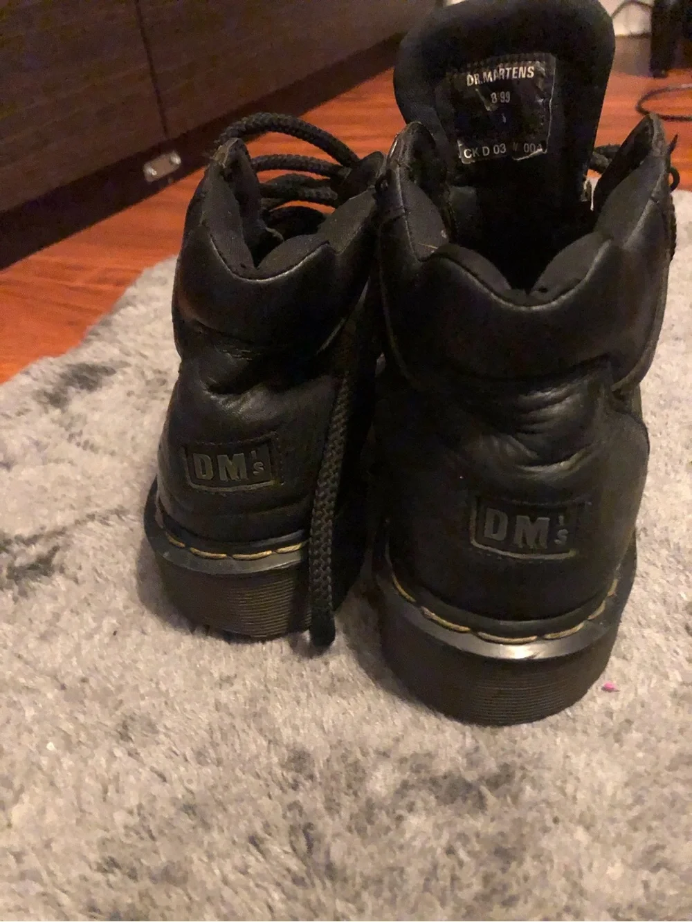 Dr. Martens Black Lace-Up Ankle Boots